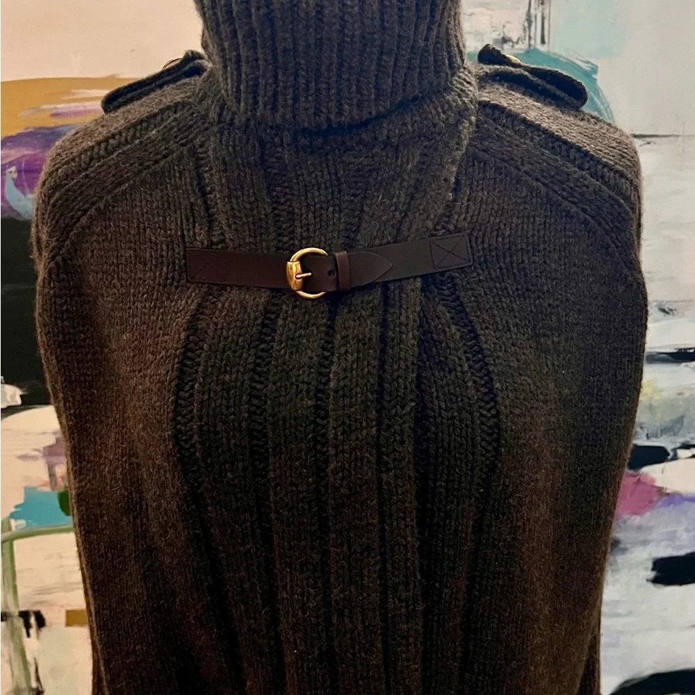 Gucci camel cape- turtleneck - Picture 3 of 10